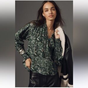 Anthropologie long sleeve shirt